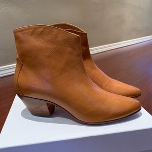 Isabel Marant Camel Dacken Leather Booties 42
